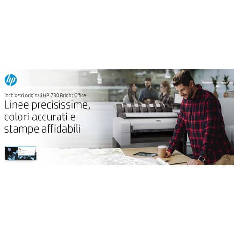 Cartuccia HP Ink 730 - 300 ml nero opaco P2V71A